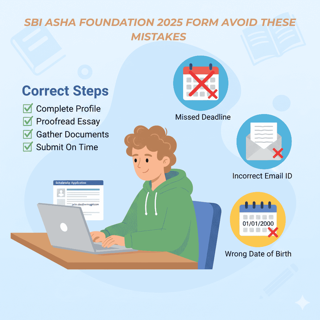 SBI ASHA FOUNDATION 2025 FORM AVOID THESE MISTAKES